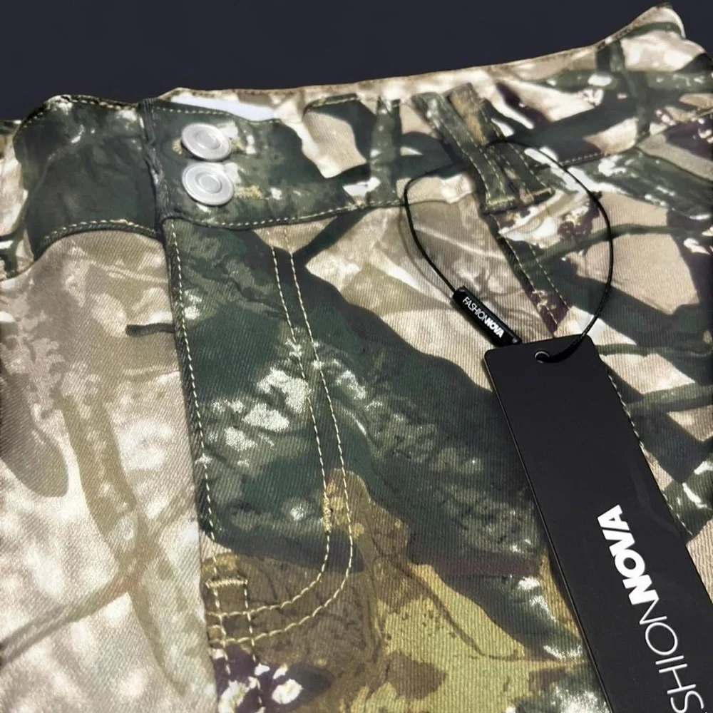NWT Camo Print Mini Skirt - Picture 2 of 3